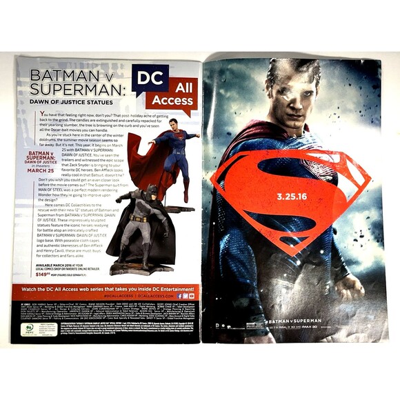 DC Comics Batman vs Superman The Dawn Of Justice Issue #1 DC Comic 2016 - Picture 6 of 7